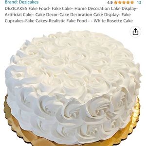 Faux cake for pictures or display